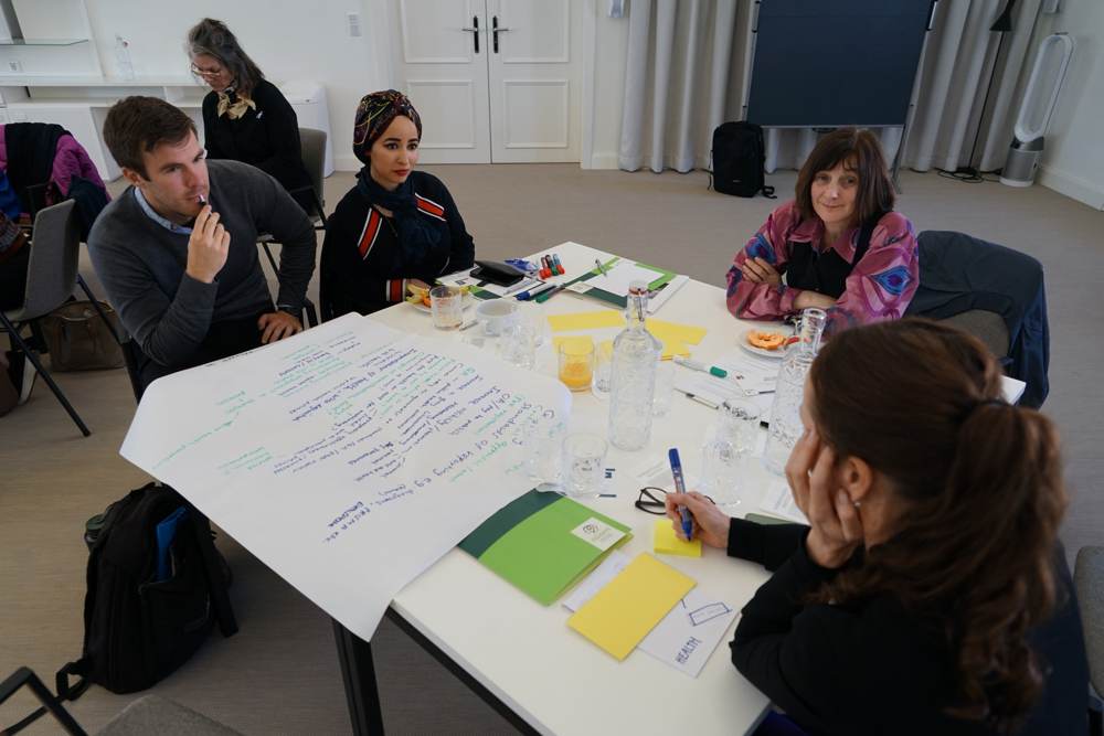 Co‑creation workshop — Flipchart synthesis — from questions to action points